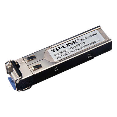 Transceptor mini-GBIC SFP Bi-Direccional Monomodo 1000X, Distancia 10 KM, conector LC (requiere TL-SM321A para enlazar)