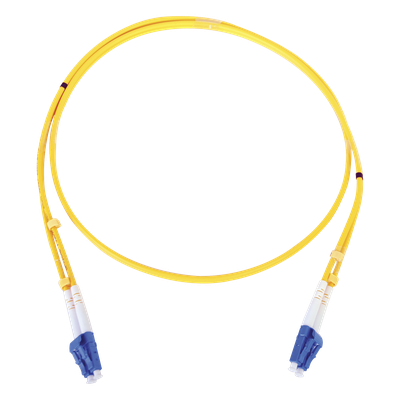 Jumper de Fibra Óptica Monomodo LC/LC Duplex de 1 metro