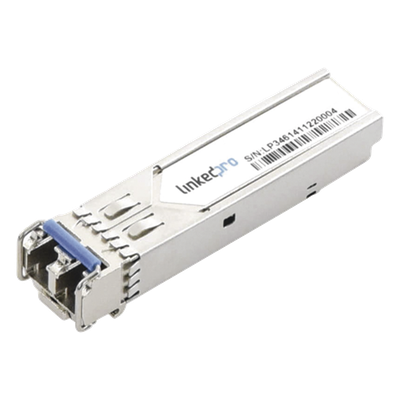 Transceptor Industrial SFP (Mini-Gbic) / Monomodo / 1.25 Gbps de velocidad / Conectores LC Dúplex / Hasta 3 km de Distancia