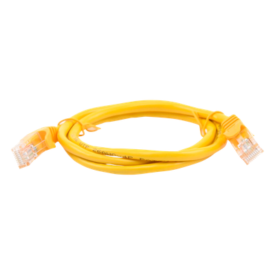Cable de parcheo UTP Cat5e - 1 m - amarillo