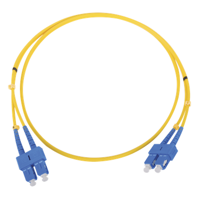 Jumper de Fibra Óptica Monomodo SC/SC Duplex de 1 metro