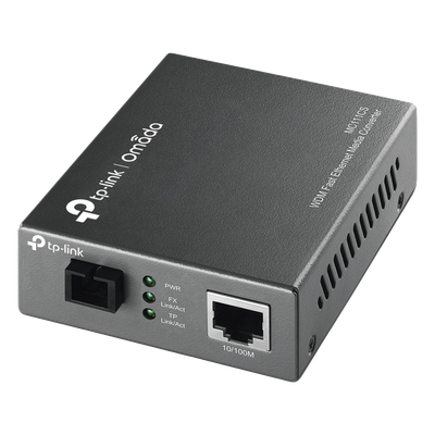 Convertidor Multimedia VDM Monomodo, 1 puerto RJ45 10/100, 1 puerto SC/UPC, hasta 20KM, Para su funcionamiento requiere el modelo MC112CS