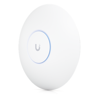 Access Point UniFi U7 Pro Max con 8 streams espaciales / para Techo o Pared / Tribanda (2.4/5/6GHz) / Radio Dedicado a Escaneo Espectral / Puerto 2.5 GbE / +500 clientes / POE+ (No incluido)