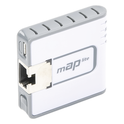 (mAP lite) Mini Access Point 1 Puerto Fast Ethernet, Wi-Fi 2.4GHz 802.11b/g/n