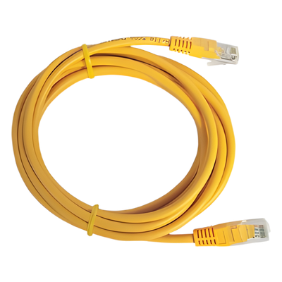 Cable de parcheo UTP Cat5e - 0.5 m - amarillo