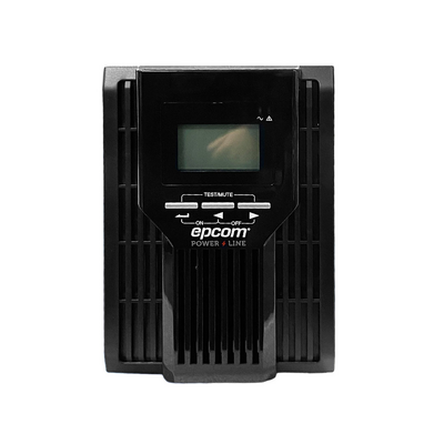 UPS de Topología On-Line Doble Conversión / Capacidad de 1KVA / 900W /Entrada y Salida de 120 Vca / Clavija de Entrada NEMA 5-15P / Pantalla LCD Configurable /Formato Torre