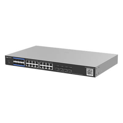 Switch core Reyee RG-NBF5200M-8FS16GT4XS e-Lighten L3, 8 puertos ópticos 1G, 16 GE y 4 SFP+ 10G