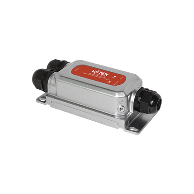 Inyector PoE industrial para exterior Wi-Tek WI-POE56-60W-I-O, Gigabit, 60 W
