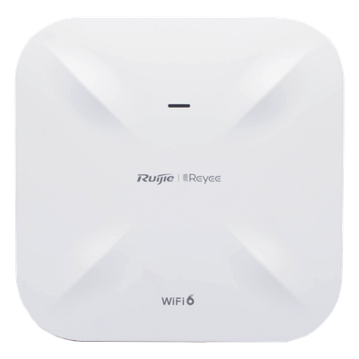 Punto de acceso Wi-Fi 6 para exterior 360°, IP 68, doble banda 1775 Mbps, puerto SFP ideal para fibra óptica, protección hasta 6 kV y protección contra erosión eólica, compatible con Reyee Me