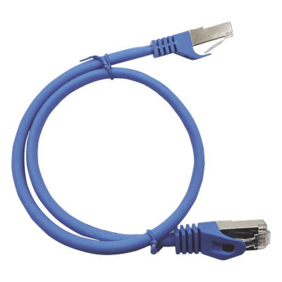 Patch Cord Cat6A 10G blindado 3.0M ( 9.84 ft ) AZUL