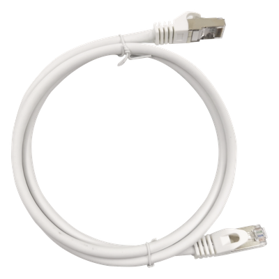 Patch Cord Cat6A 10G blindado 1.0M ( 3.28 ft ) BLANCO