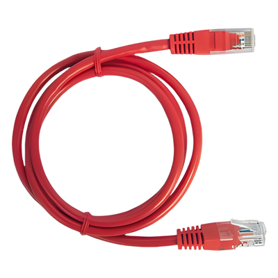 Cable de parcheo UTP Cat6 - 2 m - rojo