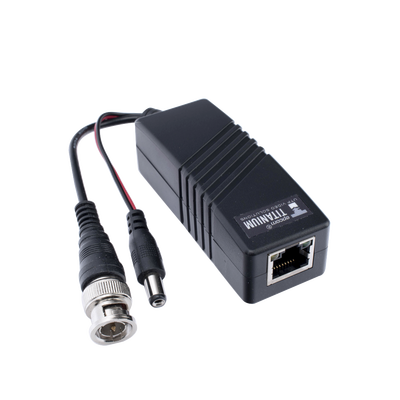 (TRANSCEPTOR) TRANSMISOR ACTIVO para Kits KITTT4PVTURBOX, KITTT8PVTURBOX, KITTT16PVTURBOX y KIT-TT16PVTURBOX-RX / Regula el voltaje de 36 VCD a 12VCD / HD-TVI/CVI/AHD/CVBS / Se instala del la