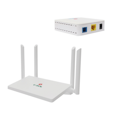 Kit Router Home Wi-Fi 6 hasta 3000 Mbps MU-MIMO 2X2, 3 Puertos LAN Gigabit Ethernet + 1 WAN GigabitEthernet + Easy Mesh Gestión VST APP